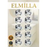 Elmilla Filtreli Ara Musluk Taharet Musluğu 10 Lu Set