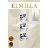 Elmilla Filtreli Ara Musluk Taharet Musluğu 3 Lü Set