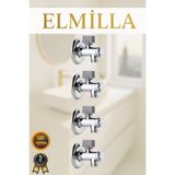 elmilla Filtreli Ara Musluk Taharet Musluğu 4 Lü Set