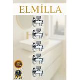 Elmilla Filtreli Ara Musluk Taharet Musluğu 5 Li Set