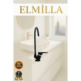 ELMİLLA Siyah Küçük Arıtma Musluğu Bataryası Pirinç Gövde Arıtma Musluğu Bataryası