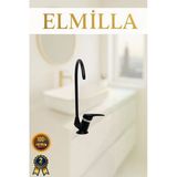 ELMİLLA Siyah Küçük Arıtma Musluğu Bataryası Pirinç Gövde Arıtma Musluğu Bataryası