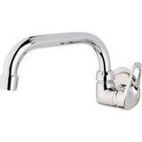 Elmina Armatür Duvardan Tek Su Çıkışlı Oynar Borulu Mutfak Evye Musluk Bataryası - Krom
