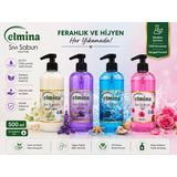 Elmına Sıvı Sabun 500Ml 4 Lu Set Okyanus Beyaz Sabun Gül Lavanta