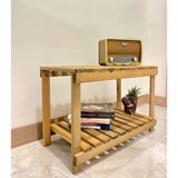 Elmobsan Doğal Ahşap Mutfak, Banyo, Hol, Antre, Mobilya, Çok Amaçlı Düzenleyici - 80 cm
