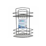 Elmop Banyo Köşelik 2 Katlı Siyah Plastik Kaplama Pk02-Ps 1649 1887