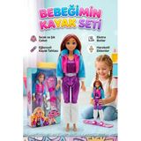 Elonna Urban Life Kayakçı Moda Bebeği - Snowboard Ve Kışlık Aksesuarlı 30 Cm Oyuncak Bebek