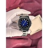 Elora Atelier Patek Philippe Lacivert Kadran Erkek Kol Saati - Gümüş - Lacivert