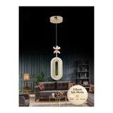 Elora Home Spica Tekli Gold Ledli Kristal Taşlı Led Avize 3 Renk Modu Oturma Odası Yatak Odası Led Avize