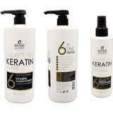 Elose Keratin 1000 ml Şampuan + Keratin 1000 ml Saç Kremi + 250 ml Bakım Sütü
