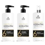 Elose Keratin Seti Şampuan 1 L + Krem 1 L + 250 ml Süt