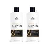 Elose Keratin ve Biotin Saç Bakım Şampuanı 1000 ml + Keratin ve Biotin Saç Bakım Kremi 1000 ml 2' Li Set