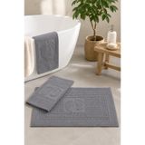 Elovias 3'lü Banyo Paspası Ayak Havlusu 50x70 cm | %100 Pamuk, Yumuşak Dokulu, Hızlı Su Emici, Banyo Paspas Seti