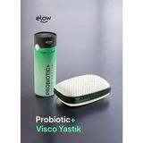 Elow Probiotic+ Visco Çocuk/kamp Yastığı, 40 x 25 x 10 - 40 x 25 cm - Beyaz
