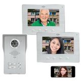 Elro Dv4000ıp-2 Wifi Ip Görüntülü Kapı İnterkomu │ 2 Daire │ Gece Görüşlü 1080P Full Hd Kamera │ 4 Çekirdekli Kablo │ 16 Zil Sesi