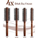 Elsa 4x Erkek Saç Fırçası - Maun
