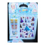 ELSA Anna frozen karlar ülkesi 3d boyutlu yapışkan sticker takma çocuk tırnağı tırnak seti