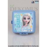 ELSA DEKOMUS İLE YENİ SEZON COOL GIRL LİSANSLI FROZEN 2 KATLI BESLENME KUTUSU / LUNCH BOX "DEKOMUS C