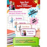 Elsa Frozen Okul Etiketi Defter Etiketi Kitap Etiketi Kişiye Özel Suya Dayanıklı Isim Yazılabilien - 1 - Çok Renkli