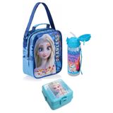ELSA Frozen Premium Lisanslı Beslenme Çantası + Suluk + Beslenme Kabı(3lü Set)