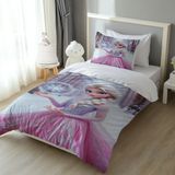 Elsa Pembe Nevresim Takımı M12 - 001-Renkli - 160 x 220 cm