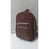 Elsa Store Kapitoneli Sırt Çantası - Bordo