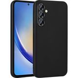 Elsah Samsung Galaxy A35 Softshield Yumuşak Bir Dokunuşla Güçlü Koruma Sağlayan Telefon Kılıfı. - Siyah