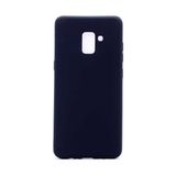 Elsah Samsung Galaxy A8 2018 Softshield Yumuşak Bir Dokunuşla Güçlü Koruma Sağlayan Telefon Kılıfı. - Siyah