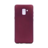 Elsah Samsung Galaxy A8 Plus 2018 Softshield Telefon Kılıfı - Mürdüm