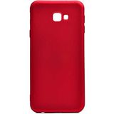 Elsah Samsung Galaxy J4 Plus Softshield Telefon Kılıfı - Kırmızı