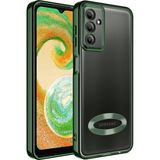 Elsah Samsung Samsung Galaxy A14 Uyumlu Kılıf Clearcam Kamera Koruma Teknolojisi - Koyu Yeşil