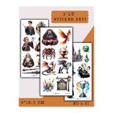 Else Craft 3'lü Harry Potter Temalı Sticker 6.41 - Ajanda Planlayıcı Bullet Journal İçin Çıkartmalar