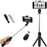 Else Nippon Siyah Bluetooth Kumandalı Selfie Çubuğu - Monopod - Tripod Vlog Telefon Tutucu - Tiktok
