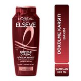 Elseve 300 ml Komple Direnç Dökülme Karşıtı Şampuan Bakım Yapıcı Etki ile Dökülen Saçlar İçin