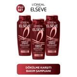Elseve 3x300 ml Komple Direnç Dökülme Karşıtı Bakım Şampuanı
