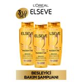 Elseve 3x300 ml Mucizevi Yağ Besleyici Bakım Şampuanı