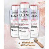 Elseve Bond Repair 3x200 ml Şampuan + Yüz Bakım At Kılı Fırçası