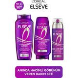 Elseve Collagen Lifter [kolajen Peptitleri] Içeren Hacim Veren Yenileyici Saç Bakım Rutini Seti :şampuan, Saç Kremi, Saç Spreyi