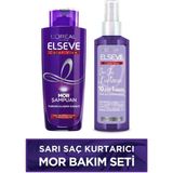 Elseve Color Vive Mor Şampuan 200 ml ve Sıvı Saç Bakım Kremi 150 ml Set – Turunculaşma Karşıtı Renk Koruma