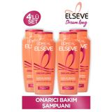 Elseve Dream Long 4x400 ml Onarıcı Şampuan