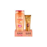 ELSEVE Dream Long Onarıcı Bakım Şampuan 375 ml + Mucizevi Yağ Saç Güzelleştirici Krem 150 ml Set, ELSEVESET