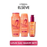 ELSEVE Dream Long Onarıcı Bakım Şampuanı 400ml & Saç Bakım Kremi 250ml & Mükemmel Düz Pürüzsüzleştici Serum