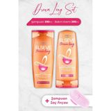 Elseve Dream Long Onarıcı Şampuan 390 Ml, Bakım Kremi 390 ml ve Şampuan Fırçası - 1