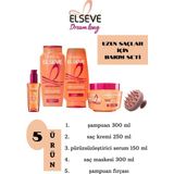 Elseve Dream Long Şampuan + Saç Kremi + Elektriklenme Karşıtı Serum + Maske + Şampuan Fırçası - 1