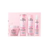 ELSEVE Glycolic Gloss Parlak Veren Saç Bakım Rutini Seti: Şampuan, Saç Kremi, Bakım Spreyi ve Saç Maskesi