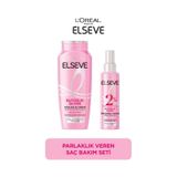 Elseve Glycolic Gloss Parlak Veren Şampuan 300 ML + Saç Bakım Spreyi 150 ML