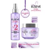 Elseve Hydra Hyaluronic Nem ile Dolgunlaştıran Saç Bakım Serumu Nem Maskesi Saç Bakım Seti