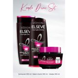 Elseve Komple Direnç Dökülme Karşıtı 390 ML Şampuan+ Bakım Kremi 390 ML ve 300 ML Güç Maskesi