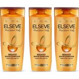 Elseve Loreal Paris Elseve Mucizevi Yağ Besleyici Bakım Şampuanı 360 ml 3'lü Paket