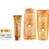 Elseve Mucizevi Hindistan Cevizi Yağlı Şampuan + Krem + Maske + Saç Güzelleştirici Krem